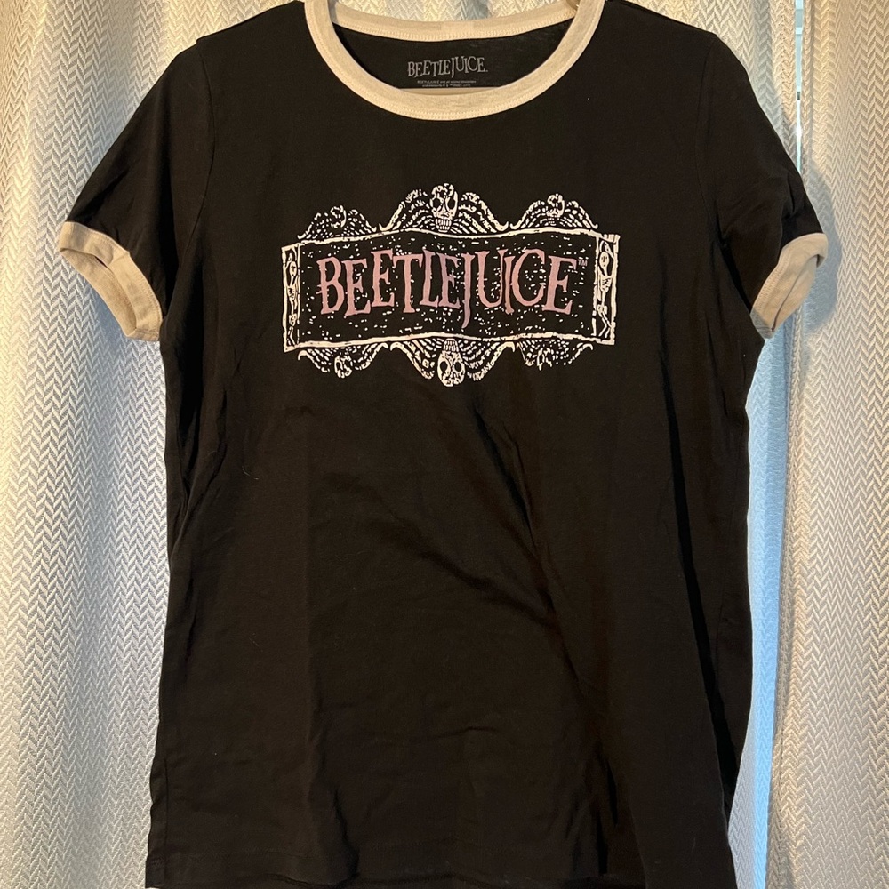 Beetlejuice Black Graphic Tee